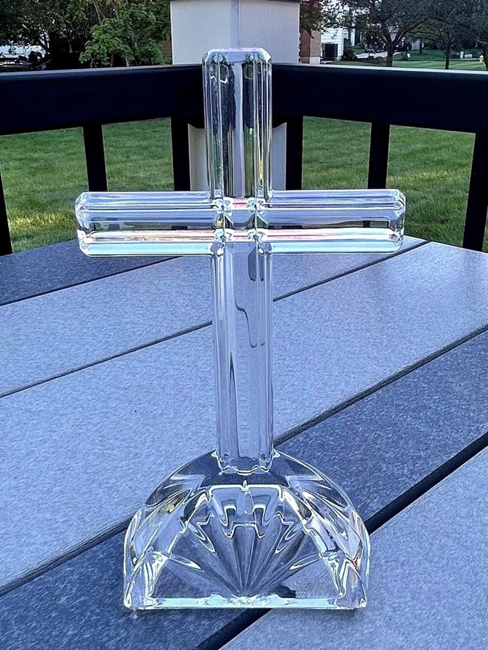 Marquis by Waterford Selah Standing Cross Crystal Decor Clear